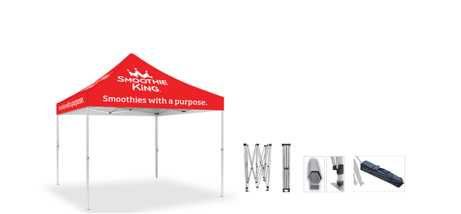 10x10 Smoothie King Canopy Tent