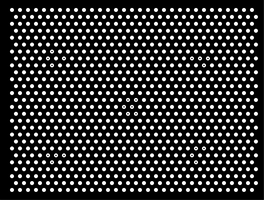 33.779" x 25.607" Halcon Target 13mm Circles Finish Size - 858x650mm