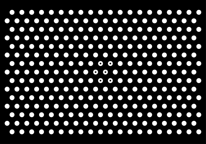 66" x 46" HALCON Dot Grid Calibration Plate