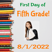 First Day of School Sign 12"x12" only $3.50