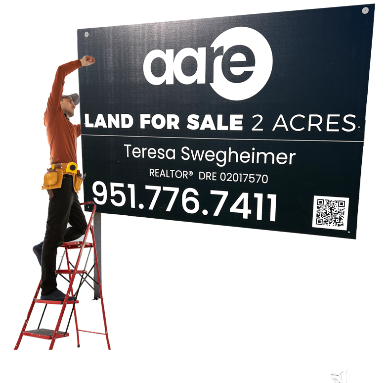  Installation for Large Panel & Post Sign