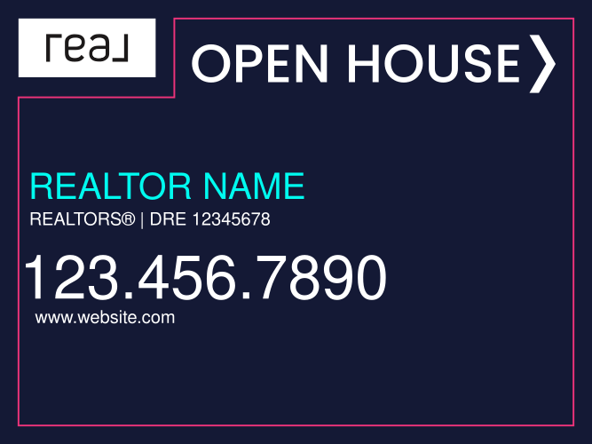 Open House 24"w x 18"h