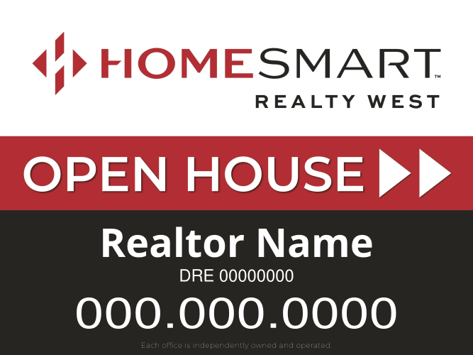 Clone of - Open House 24"w x 18"h