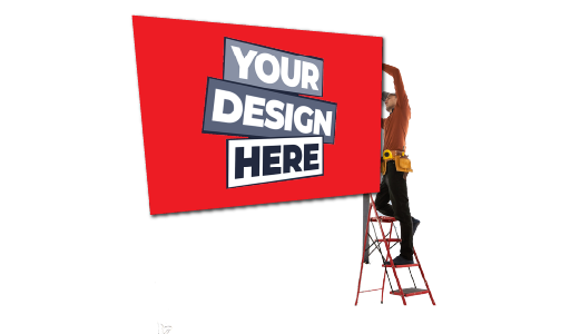  Installation for Large Panel & Post Sign