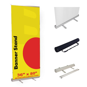 36" Premium Retractable Banner