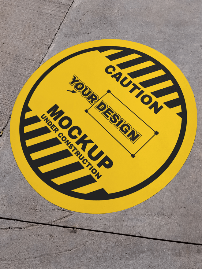 Street and Sidewalk Decals z printing