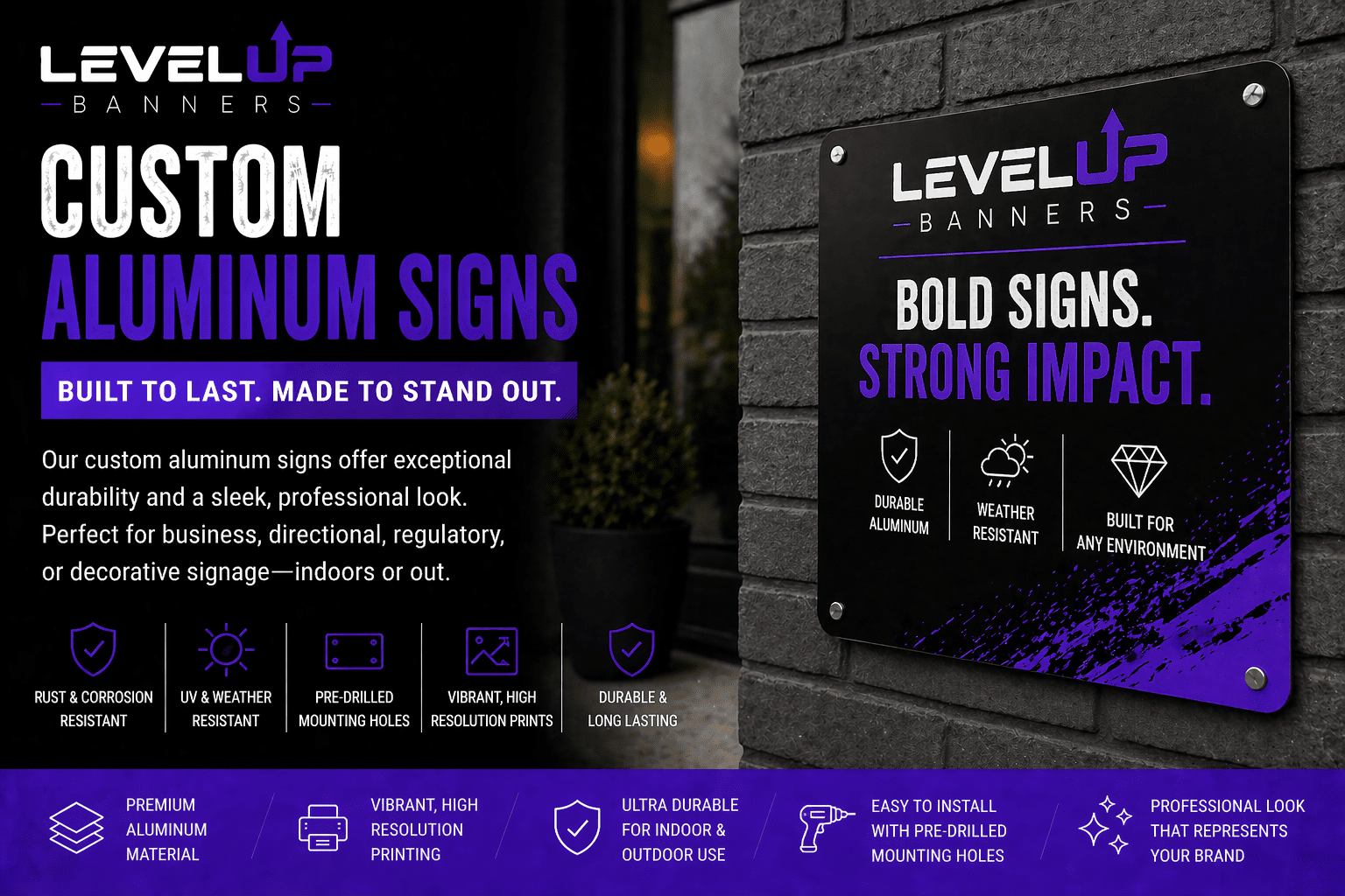 Custom Aluminum Signs