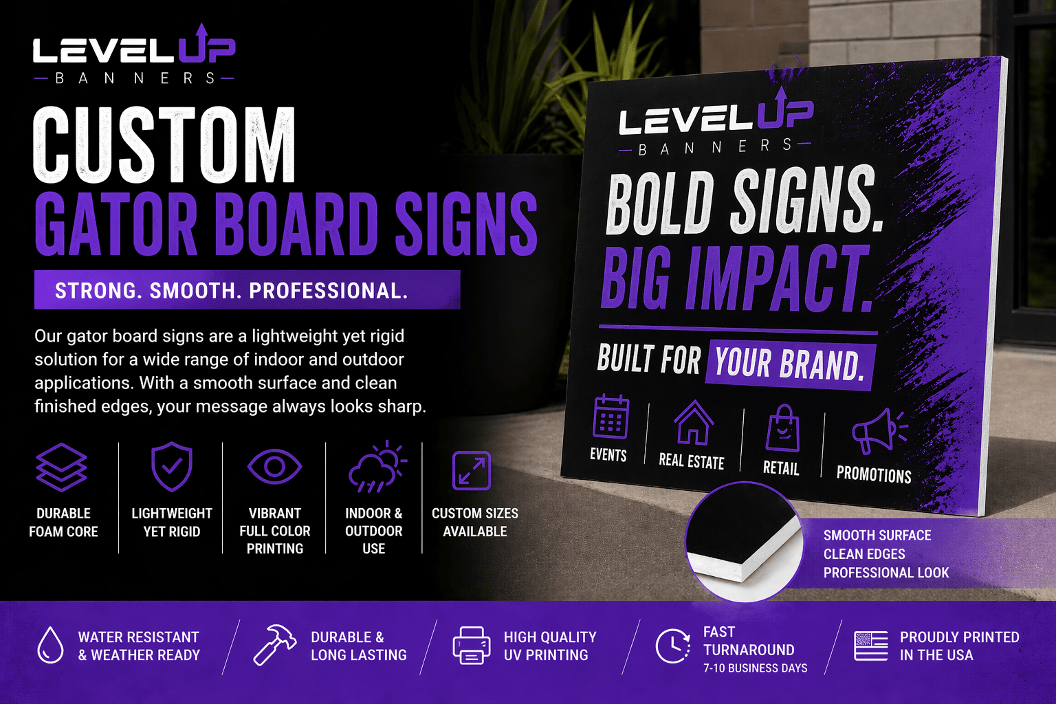 Custom Gator Board Signs