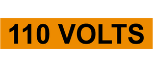 110 Volts Vinyl Sicker Marker