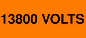 13800 VOLTS