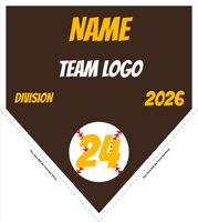 Baseball Pennant Banner Template 02