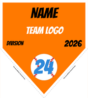 Baseball Pennant Banner Template 08