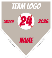 Baseball Pennant Banner Template 16