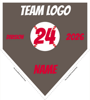 Baseball Pennant Banner Template 17