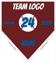 Baseball Pennant Banner Template 19