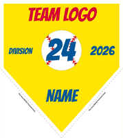 Baseball Pennant Banner Template 22