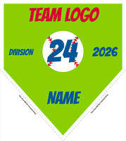 Baseball Pennant Banner Template 23