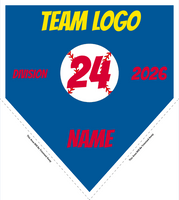 Baseball Pennant Banner Template 24