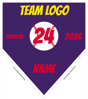 Baseball Pennant Banner Template 25