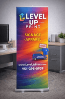 Leveled Up Printing Retractable Banner