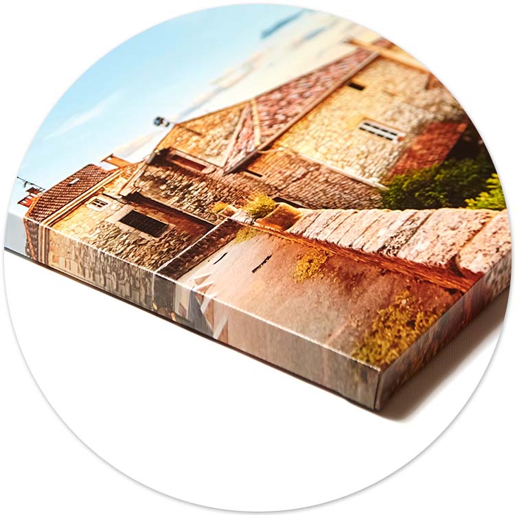 image wrap canvas zoomed 