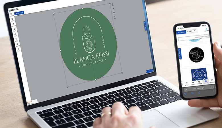 Round Sticker Tech Custom Round Stickers | Print Circular Stickers - Printmoz
