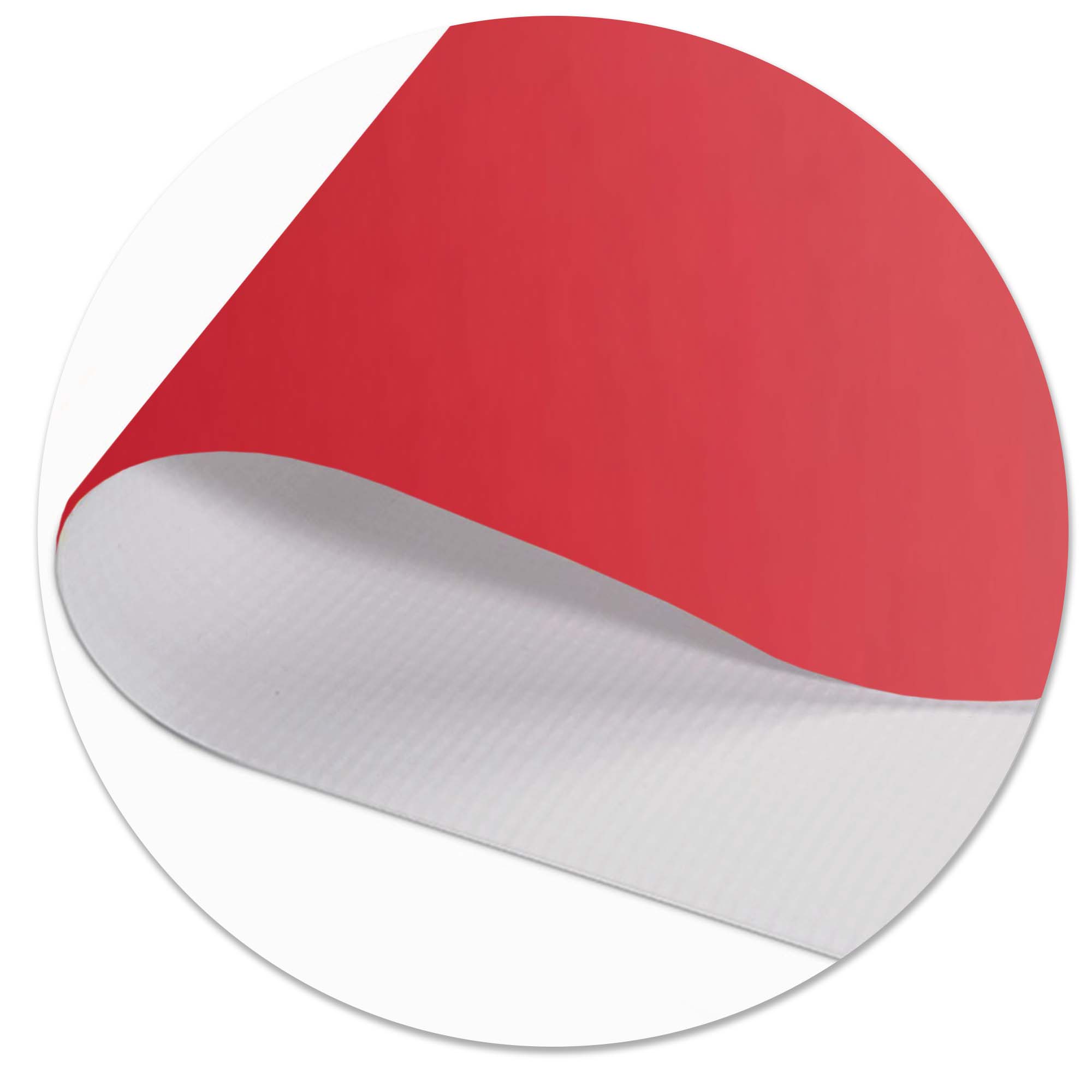 13 oz vinyl banner yellow zoomed