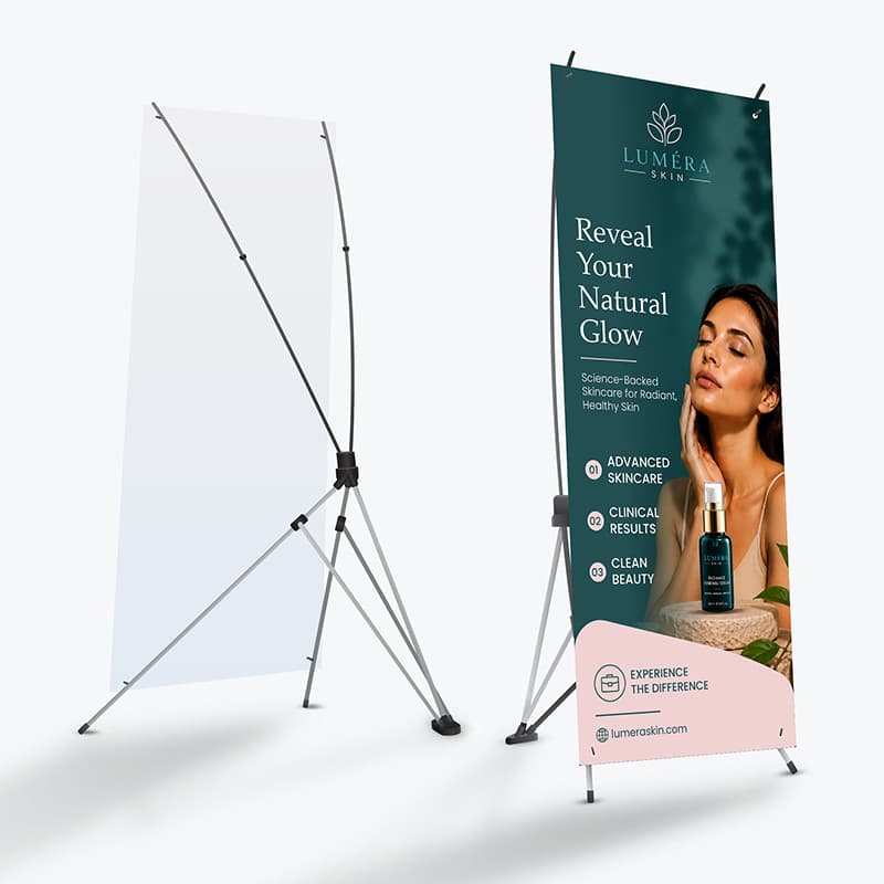 X Banner Stand Large