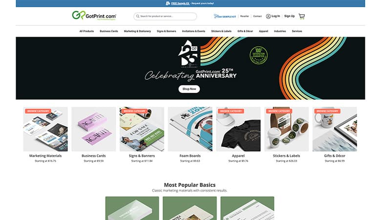got print home page
