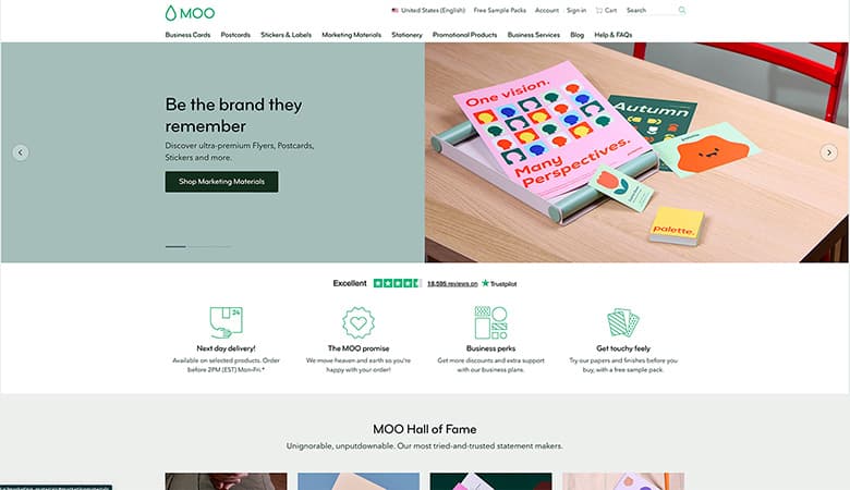 moo home page