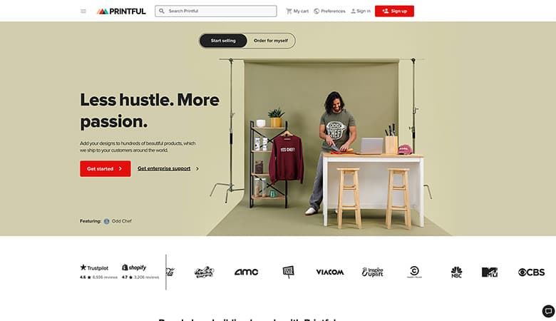 printful home page