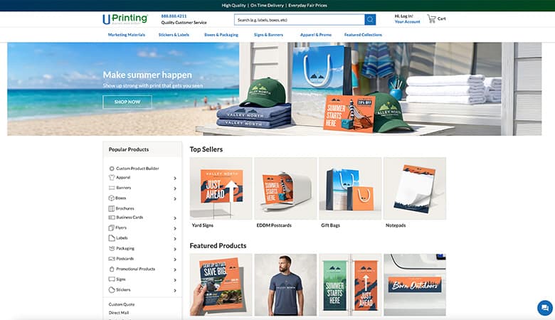 uprinting home page