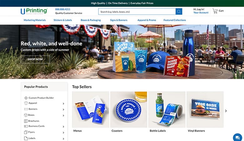 uprinting home page