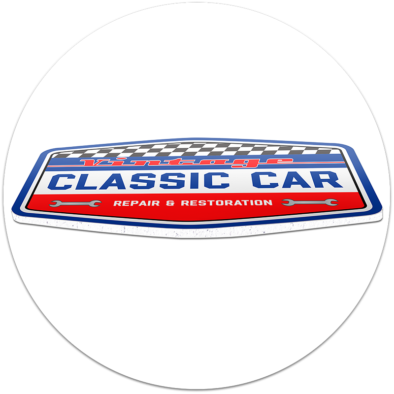 classic car blue and red ultra board