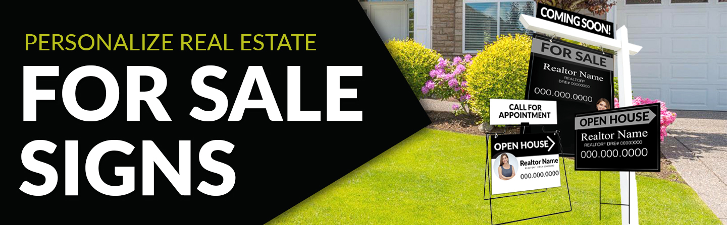 Custom Real Estate Sign Installation Sign Post Installation