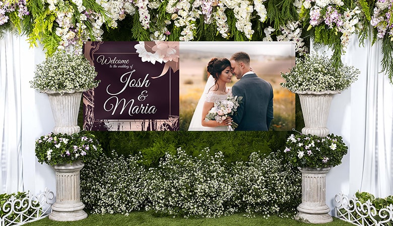 wedding banner gallery image 1