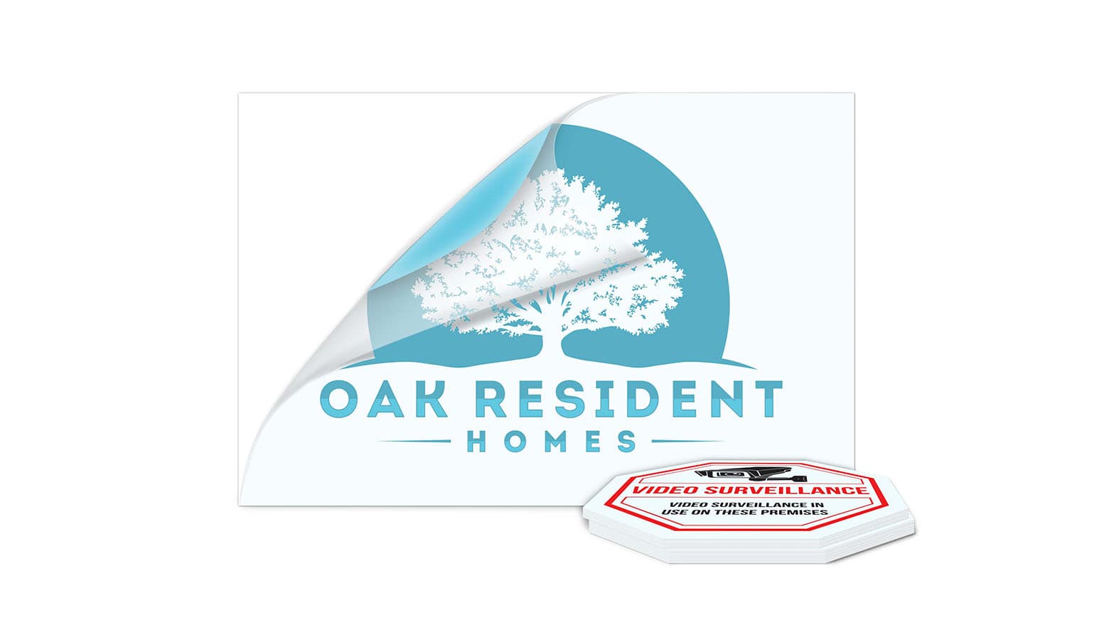 Custom Clear Vinyl Window Decals Printing