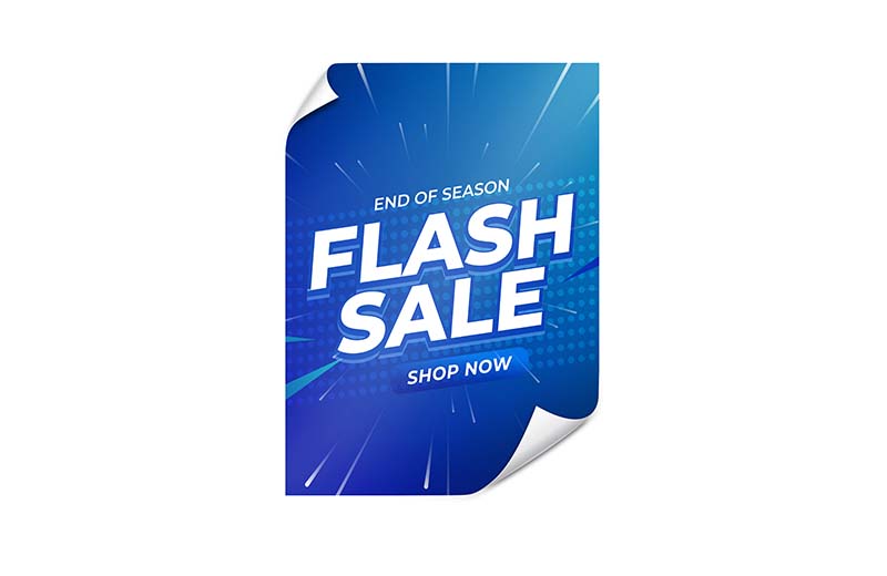 Flash sale graphics