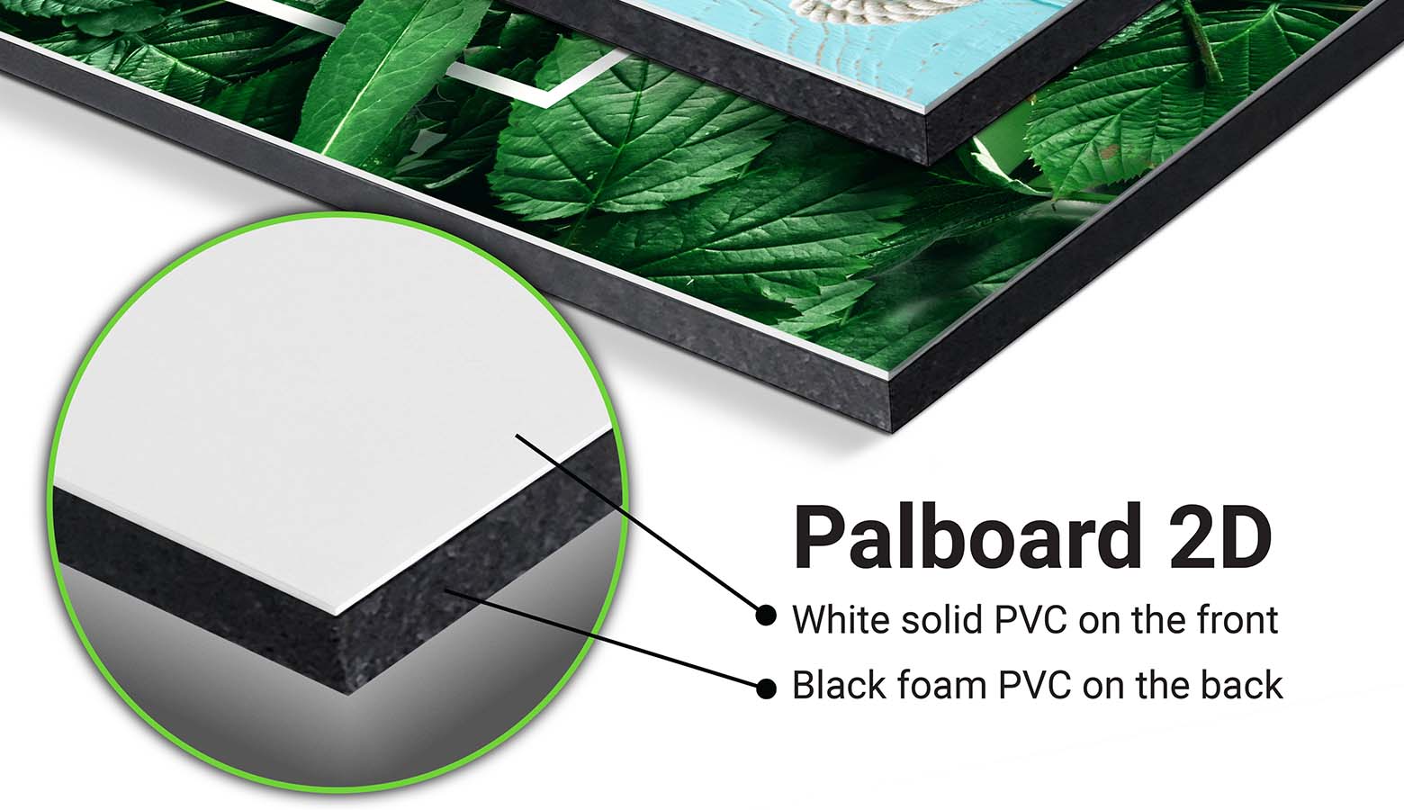 Side view of palboard