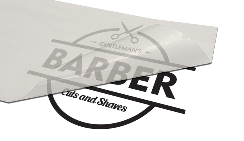 gentleman's barber vinyl lettering for cars and trucks