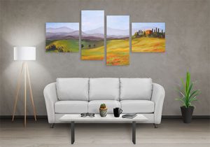 Split Canvas Prints 4 panel