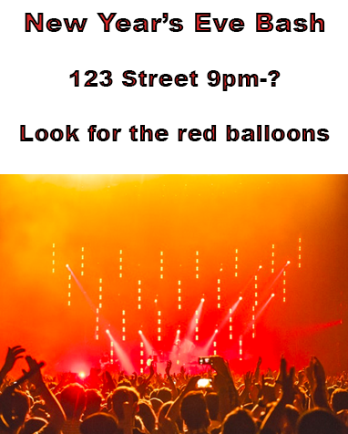 concert design for bleed set up in photoshop