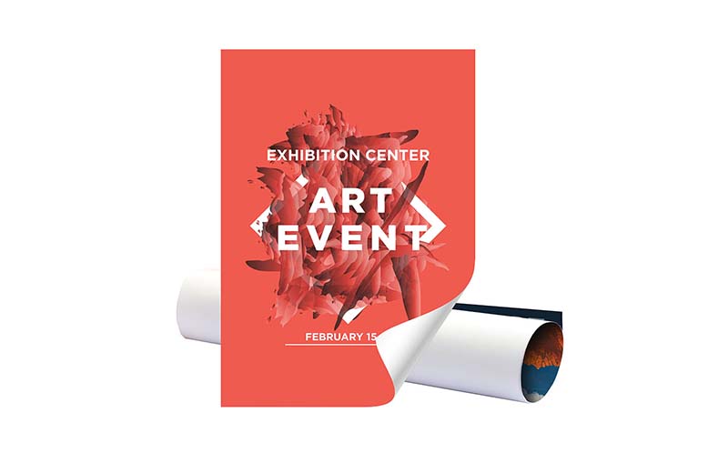 Large art event graphic