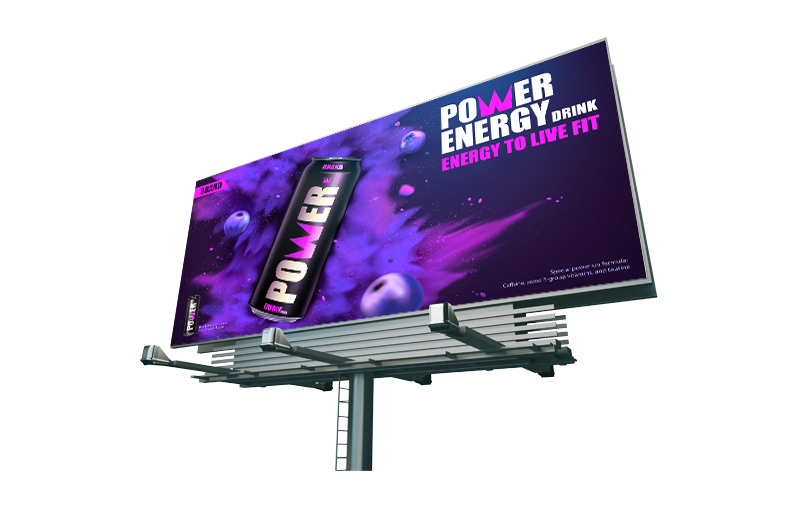 Power energy billboard display