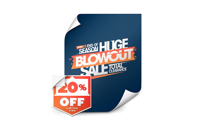 Window cling advertising