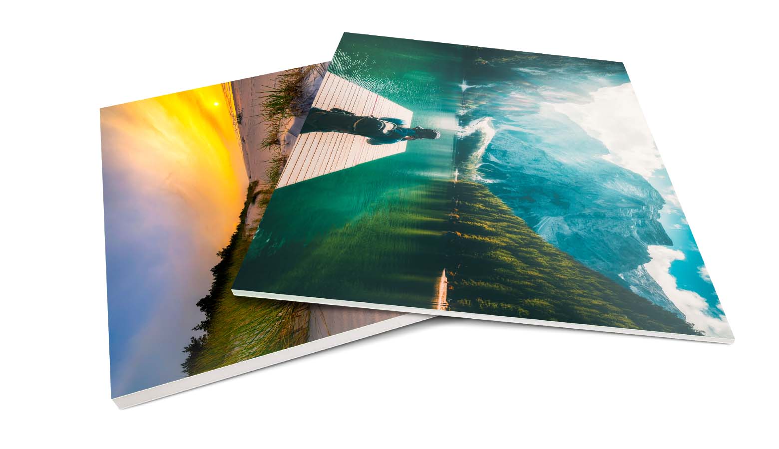 high quality images printed onto foam board
