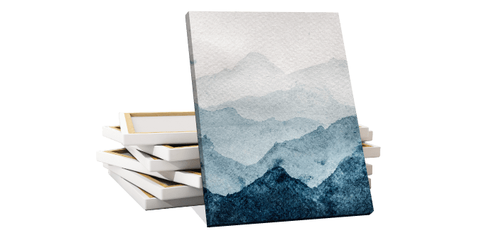 Gallery Wrapped Canvas 1 1/2" Frame