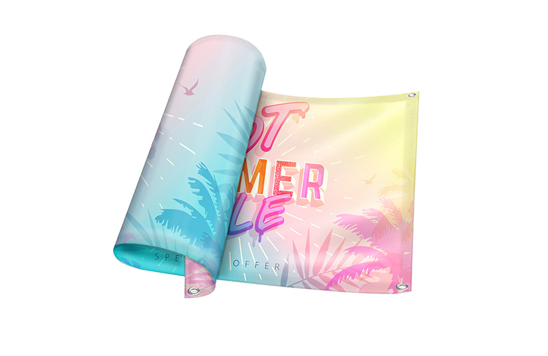 neon double sided banner