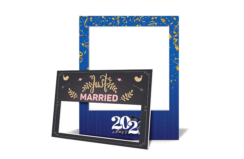 Just married selfie frame