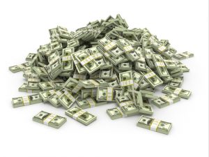 pile of cash money